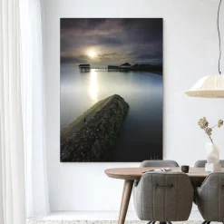 New Urban Cotton Wandkleed Batu Lamunan in maat en frame naar keuze