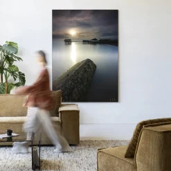 New Urban Cotton Wandkleed Batu Lamunan in maat en frame naar keuze