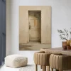 New Urban Cotton Wandkleed Beige Door in maat en frame naar keuze