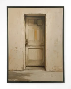 New Urban Cotton Wandkleed Beige Door in maat en frame naar keuze