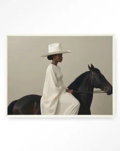 Urban Cotton Wandkleed Beige Rider in maat en frame naar keuze