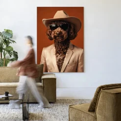 Urban Cotton Wandkleed Billy in maat en frame naar keuze