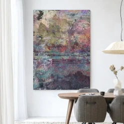 Online Urban Cotton Wandkleed Birch Tree Autumn 2 in maat en frame naar keuze