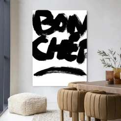 Online Urban Cotton Wandkleed Bon Chef in maat en frame naar keuze