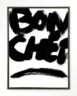 Online Urban Cotton Wandkleed Bon Chef in maat en frame naar keuze