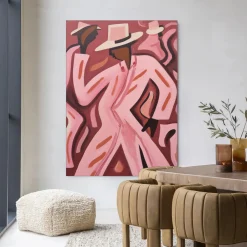 Discount Urban Cotton Wandkleed Boogie Woogie in maat en frame naar keuze