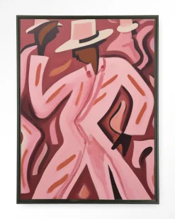 Discount Urban Cotton Wandkleed Boogie Woogie in maat en frame naar keuze