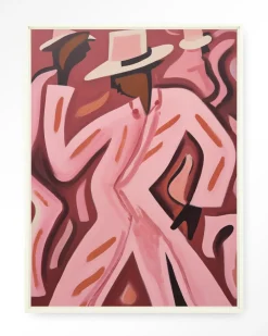 Discount Urban Cotton Wandkleed Boogie Woogie in maat en frame naar keuze