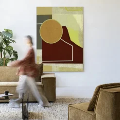 Clearance Urban Cotton Wandkleed Bounce in maat en frame naar keuze