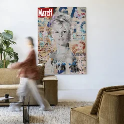 Hot Urban Cotton Wandkleed Brigitte in maat en frame naar keuze