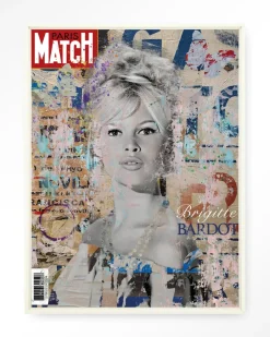 Hot Urban Cotton Wandkleed Brigitte in maat en frame naar keuze