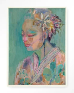 Urban Cotton Wandkleed Calm in maat en frame naar keuze