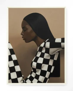 Sale Urban Cotton Wandkleed Chezzy in maat en frame naar keuze