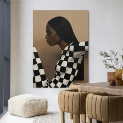 Sale Urban Cotton Wandkleed Chezzy in maat en frame naar keuze