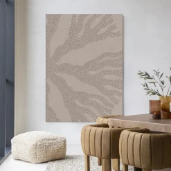 Clearance Urban Cotton Wandkleed Circle Light in maat en frame naar keuze