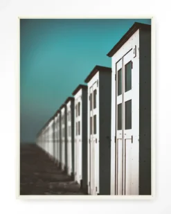 Clearance Urban Cotton Wandkleed City Life @ The Beach in maat en frame naar keuze