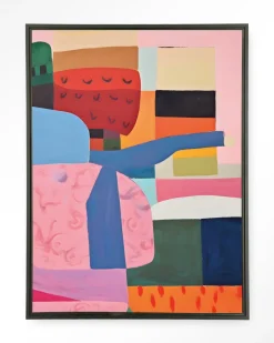 Sale Urban Cotton Wandkleed Colour Stacking in maat en frame naar keuze