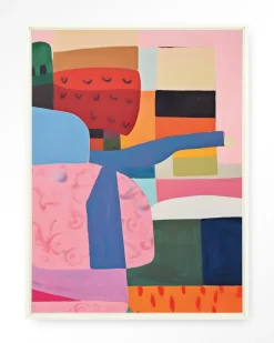 Sale Urban Cotton Wandkleed Colour Stacking in maat en frame naar keuze