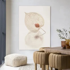 Online Urban Cotton Wandkleed De Reflectie Van Vergankelijkheid In Lichte Tinten in maat en frame naar keuze