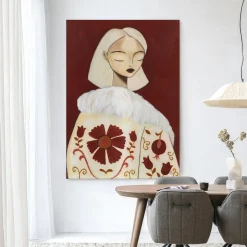 Outlet Urban Cotton Wandkleed Details Of Life in maat en frame naar keuze