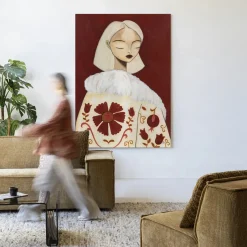 Outlet Urban Cotton Wandkleed Details Of Life in maat en frame naar keuze