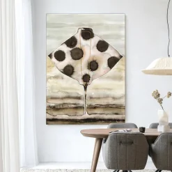 Clearance Urban Cotton Wandkleed Eagle Ray in maat en frame naar keuze