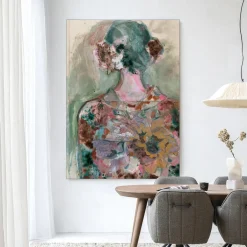 Sale Urban Cotton Wandkleed Eclectic in maat en frame naar keuze