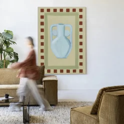 Urban Cotton Wandkleed Eclectic Series 1 in maat en frame naar keuze