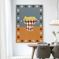 New Urban Cotton Wandkleed Eclectic Series 4 in maat en frame naar keuze