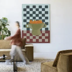 New Urban Cotton Wandkleed Eclectic Series 2 in maat en frame naar keuze