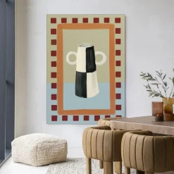 New Urban Cotton Wandkleed Eclectic Series 3 in maat en frame naar keuze