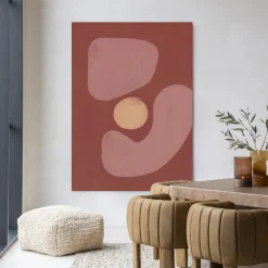 Discount Urban Cotton Wandkleed Elementa Morado 2 in maat en frame naar keuze