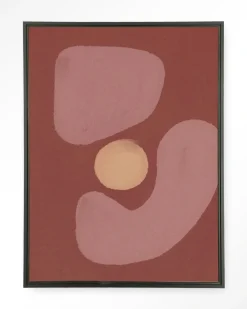 Discount Urban Cotton Wandkleed Elementa Morado 2 in maat en frame naar keuze