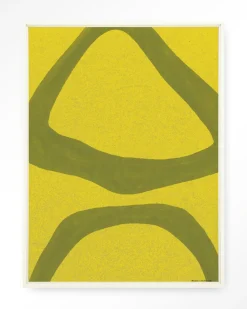 Clearance Urban Cotton Wandkleed Elementa Verde 2 in maat en frame naar keuze