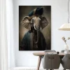 Sale Urban Cotton Wandkleed Elephant in maat en frame naar keuze