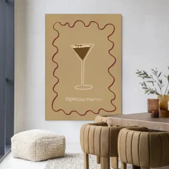 New Urban Cotton Wandkleed Esma in maat en frame naar keuze