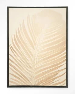 Sale Urban Cotton Wandkleed Feuille in maat en frame naar keuze