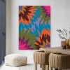 Discount Urban Cotton Wandkleed Fireworks in maat en frame naar keuze