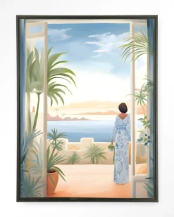 Outlet Urban Cotton Wandkleed Florine in maat en frame naar keuze