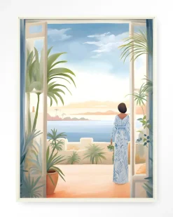 Outlet Urban Cotton Wandkleed Florine in maat en frame naar keuze