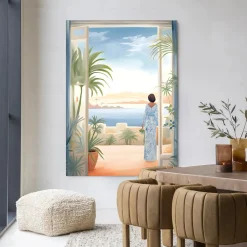 Outlet Urban Cotton Wandkleed Florine in maat en frame naar keuze