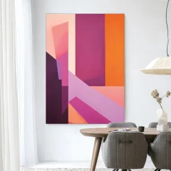 Best Urban Cotton Wandkleed Folded Lines in maat en frame naar keuze