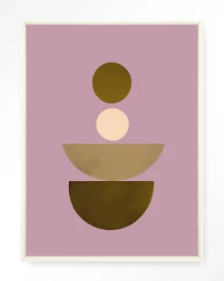 Sale Urban Cotton Wandkleed Forma 1 Beige in maat en frame naar keuze