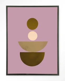 Sale Urban Cotton Wandkleed Forma 1 Beige in maat en frame naar keuze