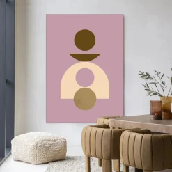 Hot Urban Cotton Wandkleed Forma 4 Lilac in maat en frame naar keuze