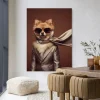 Discount Urban Cotton Wandkleed Foxy in maat en frame naar keuze