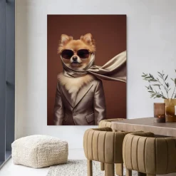 Discount Urban Cotton Wandkleed Foxy in maat en frame naar keuze