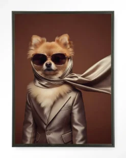 Discount Urban Cotton Wandkleed Foxy in maat en frame naar keuze