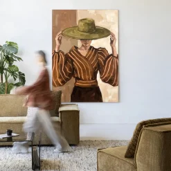 Hot Urban Cotton Wandkleed Francesca in maat en frame naar keuze