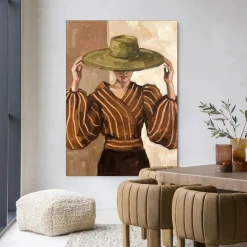 Hot Urban Cotton Wandkleed Francesca in maat en frame naar keuze